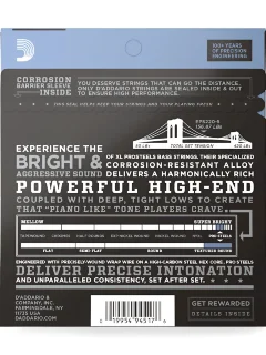 D'Addario EPS220-5 XL Prosteels Bass Super Light 5-String (40-125)