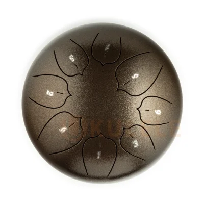 Глюкофон Hluru Huashu THL8-8 Bronze 8" (20см) 8 нот Tongue Drum Carbon Steel