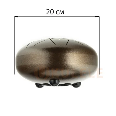Глюкофон Hluru Huashu THL8-8 Bronze 8" (20см) 8 нот Tongue Drum Carbon Steel