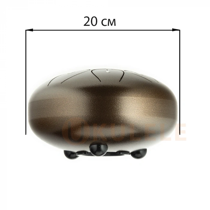 Hluru Huashu THL8-8 Bronze 8" (20см) 8 нот Tongue Drum Carbon Steel