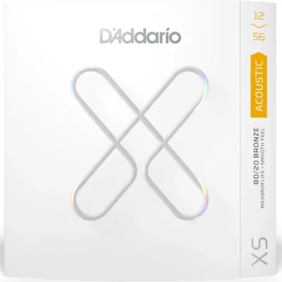 Струни D'Addario XSABR1256 XS 80/20 Bronze Light Top / Medium Bottom 12-56