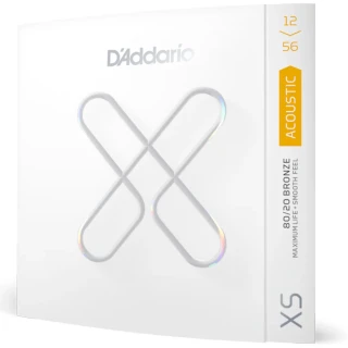 D'Addario XSABR1256 XS 80/20 Bronze Light Top / Medium Bottom 12-56