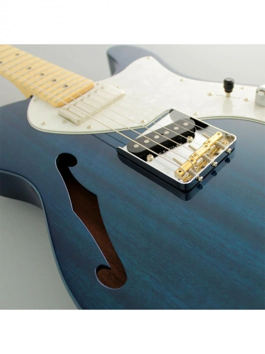 Напівакустична гітара Напівакустична гітара FGN NTE110MMHT-TBL Neo Classic (Transparent Blue)