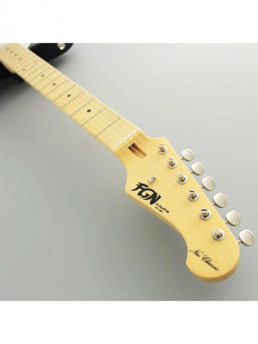 Напівакустична гітара Напівакустична гітара FGN NTE110MMHT-TBL Neo Classic (Transparent Blue)