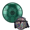 Глюкофон Hluru TCT8-5 JewelGreen 5" (13см) 8 нот Tongue Drum Titanium Steel