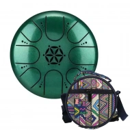 Hluru TCT8-5 JewelGreen 5" (13см) 8 нот Tongue Drum Titanium Steel Hluru TCT8-5 JewelGreen 5" (13см) 8 нот Tongue Drum Titanium Steel