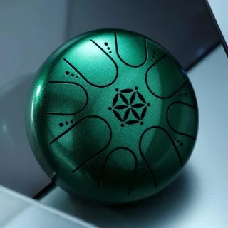Hluru TCT8-5 JewelGreen 5" (13см) 8 нот Tongue Drum Titanium Steel