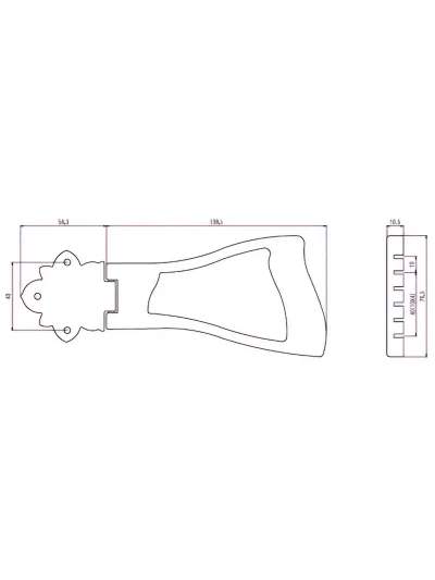 Бридж-тейл Paxphil SM300 (Gold)