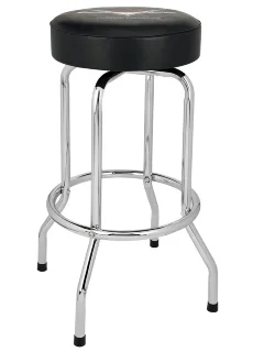 Fender 30" Custom Shop Chevron Logo Barstool Black/Chrome