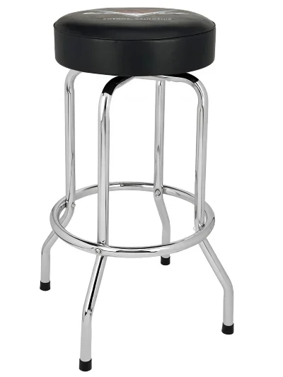 Стілець барний Fender 30" Custom Shop Chevron Logo Barstool Black/Chrome