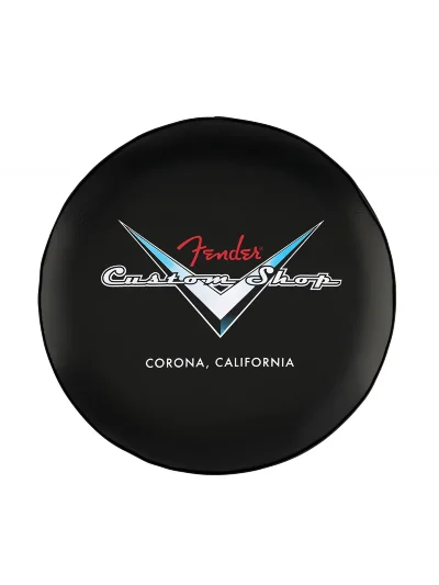 Стілець барний Fender 30" Custom Shop Chevron Logo Barstool Black/Chrome