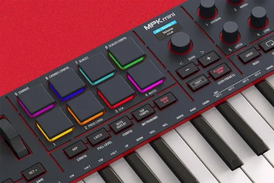MIDI клавіатура AKAI MPK Mini 4 Black