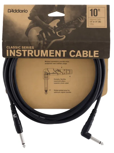 Інструментальний кабель D'Addario PW-CGTRA-10 Classic Series Instrument Cable (3m)