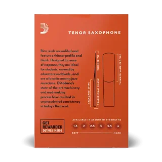 D'Addario Rico - Tenor Sax #3.5 - 10 Pack