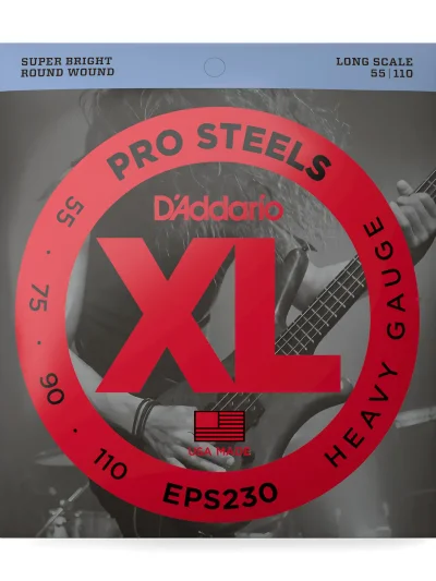 Струни D'Addario EPS230 XL Prosteels Bass Heavy (55-110)