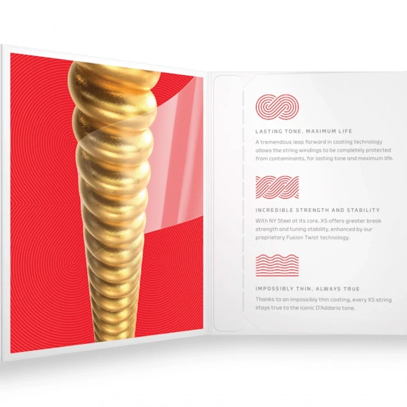 Струни D'Addario XSABR1356 XS 80/20 Bronze Medium 13-56 Струни D'Addario XSABR1356 XS 80/20 Bronze Medium 13-56