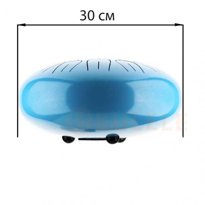 Глюкофон Глюкофон Hluru Huashu TSL13-12 SkyBlue Tongue Drum (13notes 12") Carbon Steel