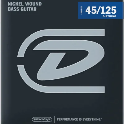 Струни Dunlop DBN45125 Nickel Wound Bass Strings 45-125 | 5-String
