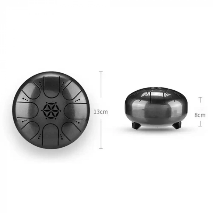 Глюкофон Глюкофон Hluru TCT8-5 JewelRed 5" (13см) 8 нот Tongue Drum Titanium Steel