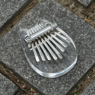 Overtone Mini Kalimba 8 Keys Acrylic Cat