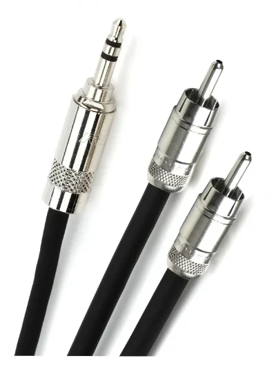 Інсертний кабель Rapco Horizon YN1-C-10 Y-Cable 3.5mm TRS-RCA Male (3m)
