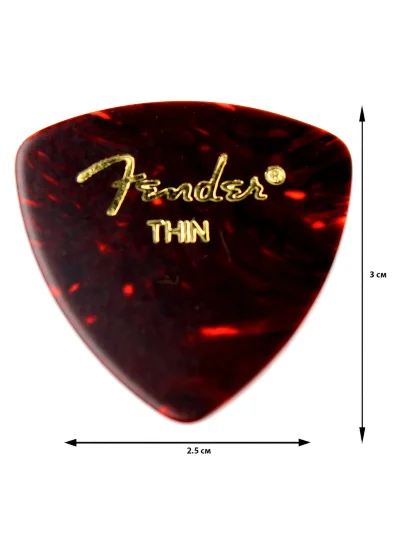 Набір медіаторів Fender 346 Shell Thin (12шт)