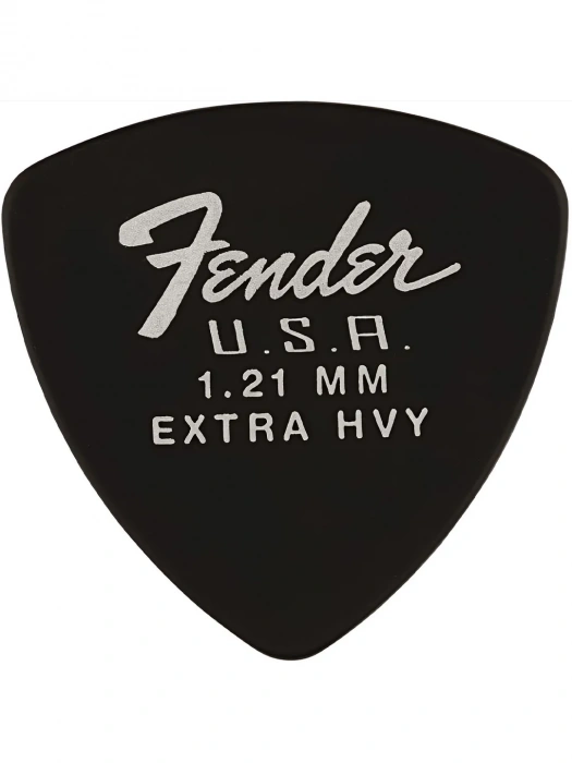 Набір медіаторів Набір медіаторів Fender 346 Shape Dura-Tone 1.21 Delrin Picks Black 12 Pack