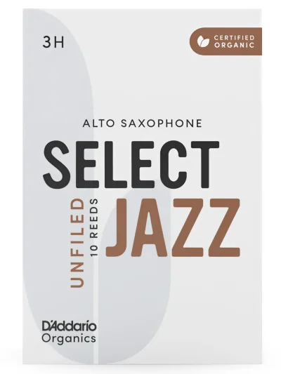 Тростина D'Addario ORRS10ASX3H Organic Select Jazz Alto Sax Unfiled 3H - 10 Pack