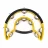 Maxtone 818N/P Power-2 Tambourine w/Protecting Trim (Yellow)