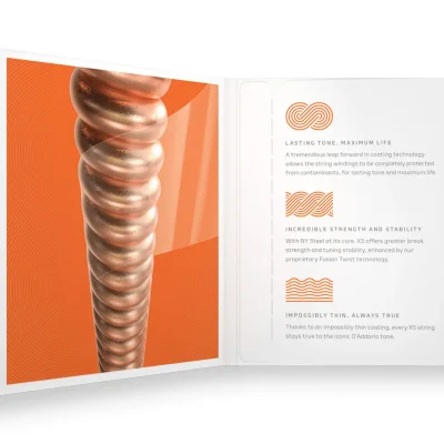 Струни D'Addario XSAPB1047 XS Phosphor Bronze Extra Light 10-47