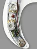 Панель Dimarzio FB2100WA1BK Model P P-Bass Replacement Pickguard