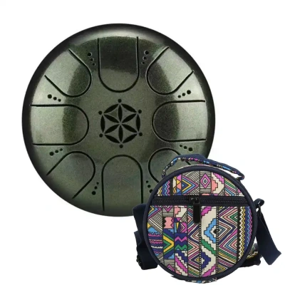 Hluru TCT8-5 Kiwi 5&quot; (13см) 8 нот Tongue Drum Titanium Steel