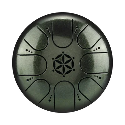 Глюкофон Hluru TCT8-5 Kiwi 5" (13см) 8 нот Tongue Drum Titanium Steel