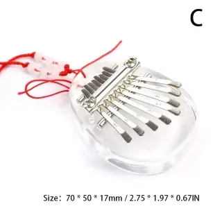Overtone Mini Kalimba 8 Keys Acrylic Egg