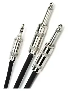 Rapco Horizon YN1-P-10 Y-Cable 3.5mm TRS - TS 1/4" (3m)