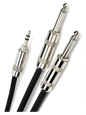 Rapco Horizon YN1-P-10 Y-Cable 3.5mm TRS - TS 1/4&quot; (3m)