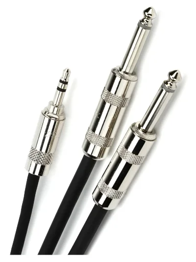 Інсертний кабель Rapco Horizon YN1-P-10 Y-Cable 3.5mm TRS - TS 1/4" (3m)