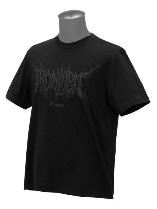 Ibanez IBAT011S T-Shirt Iron Label Black S Size