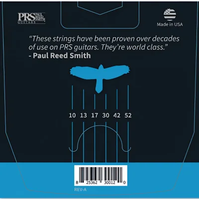 Струни PRS Classic Light Top/Heavy Bottom Guitar Strings 10-52