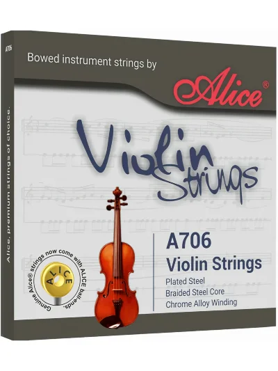 Струни для скрипки Alice A706 Nickel/Chrom