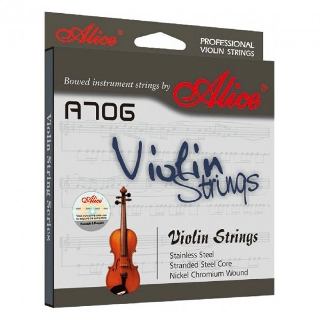 Alice A706 Violin Nickel/Chrom