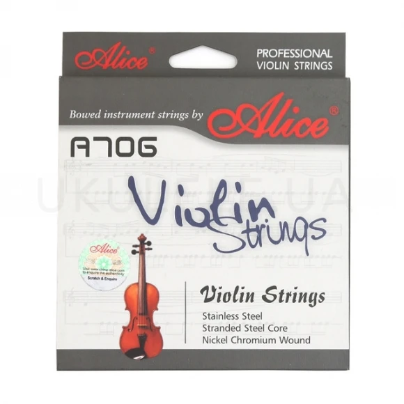 Струны Alice A706 Violin Nickel/Chrom