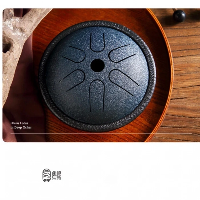 Глюкофон Глюкофон Hluru TP6-5.5 NavyBlue 5.5" (14см) 6 нот Tongue Pocket Drum Cooper Steel