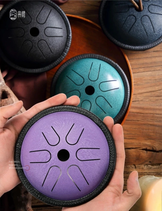 Глюкофон Глюкофон Hluru TP6-5.5 NavyBlue 5.5" (14см) 6 нот Tongue Pocket Drum Cooper Steel