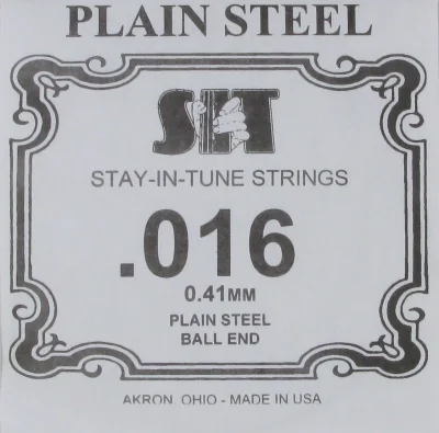 Струна SIT Plain Steel Single .016