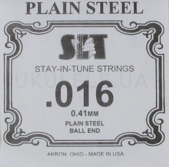 Струны SIT Plain Steel Single .016