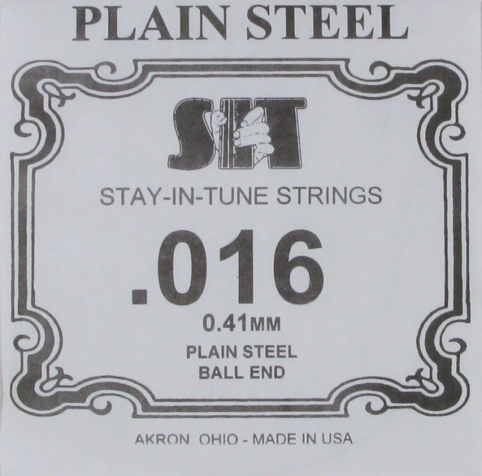 Струни Струни SIT Plain Steel Single .016