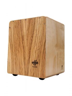 Hluru Cajon 36CN Vermilion Bird - Zebra wood