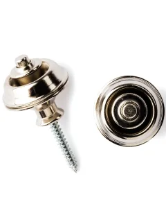 Dunlop SLS1031N Straplok Strap Retainers Dual Design Nickel