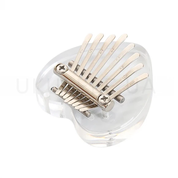 Калимба Overtone Mini Kalimba 8 Keys Acrylic Heart